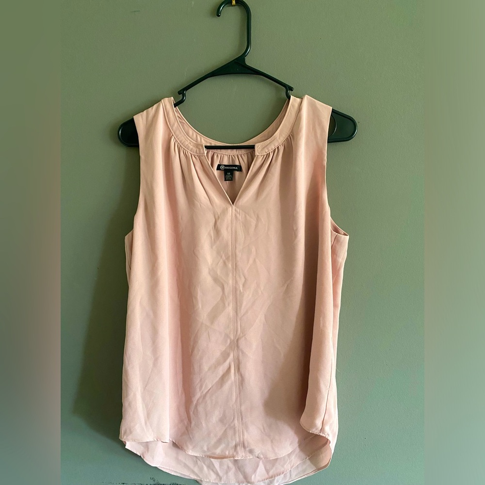 Pink Tank Blouse NWT